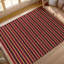 Gabbeh Hand-Knotted High-Quality Red and Multi-Colored Area Rug