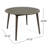 46.57" Wood Table, Gray, And Patio Practical Design-1425884782-1425884779