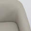 Fauteuil demi-tonneau pivotant en cuir véritable-791620149