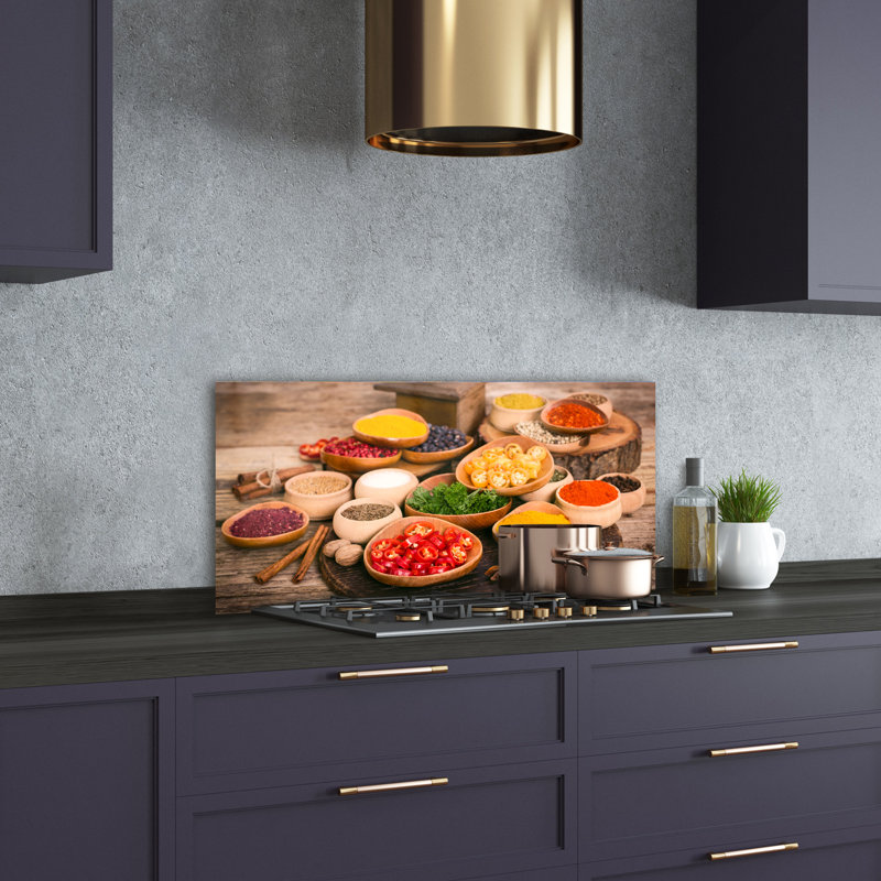 Luceli 50cm W x 100cm L Glass Peel and Stick Panel