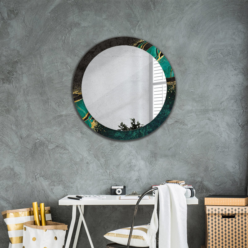 Huldar Glass Flat Wall Mirror