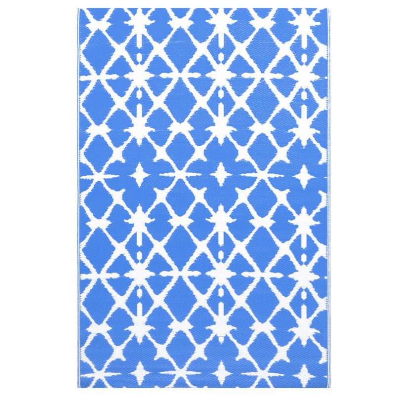 Garnett Double Layer Jacquard Indoor / Outdoor Area Rug, Rectangle 80 x 150cm