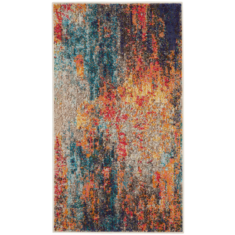 Dominic Abstract Indoor Rug, Rectangle 2'2" x 3'9"