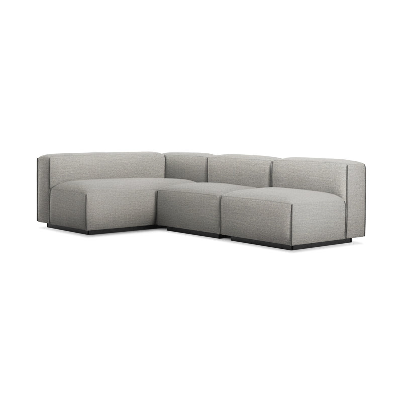 Cleon Modular Sectional, Maharam Meld in Panda, Right Hand Facing