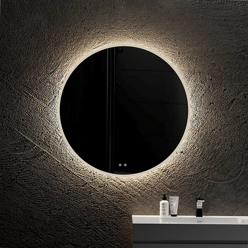 Miroir mural Elver, 31,5 po x 31,5 po