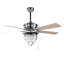 Ventilateur de plafond à 5 pales en cristal 52 "avec télécommande et ensemble d’éclairage inclus-527895559