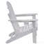 Adirondack Chair Plastic Set Of 2 All-Weather Folding Fire Pit White