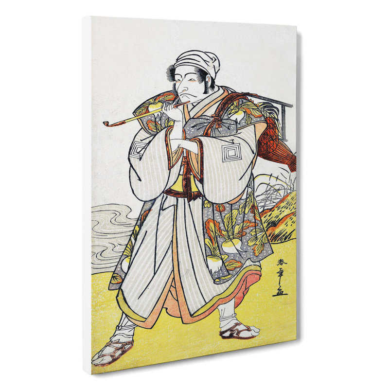 The Actor Danjuro III by Katsukawa Shunsho - Wrapped Canvas, 60cm H x 40cm W x 3cm D
