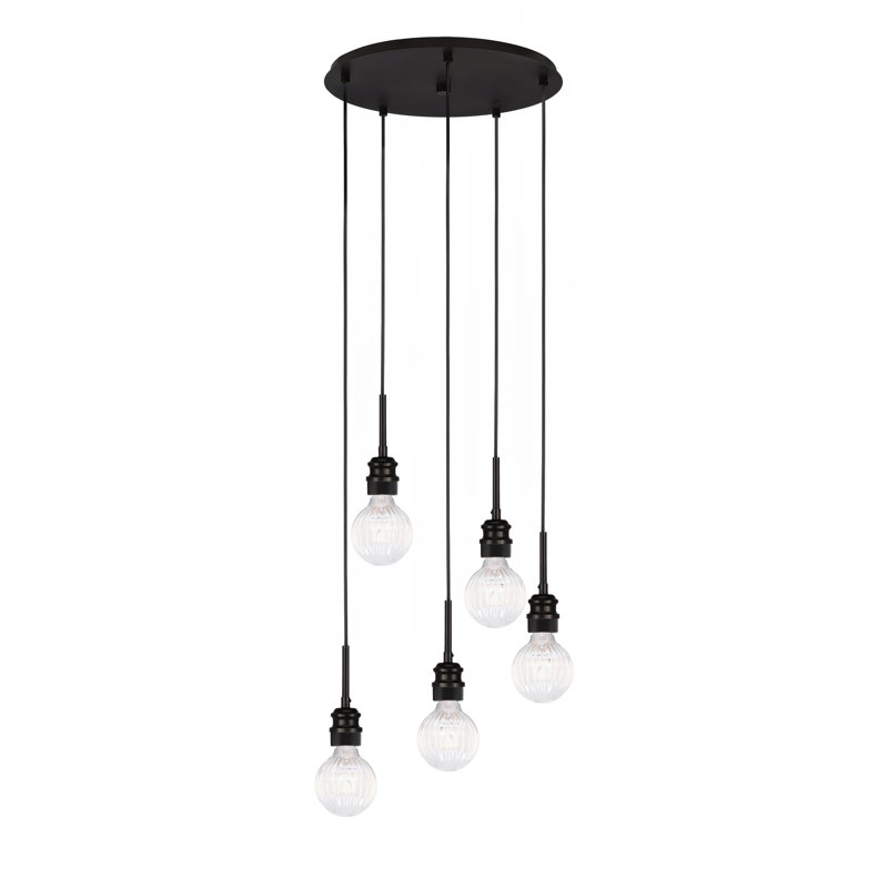 Luminaire suspendu 5 lumières Edge