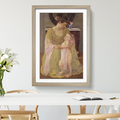 Mother and Child Vol.6 by Mary Cassatt - Framed Print