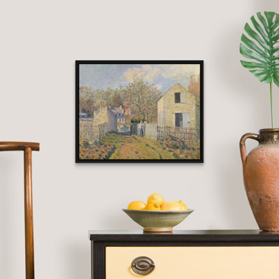 " Village Of Neighbors, 1872 " by Alfred Sisley Painting Print