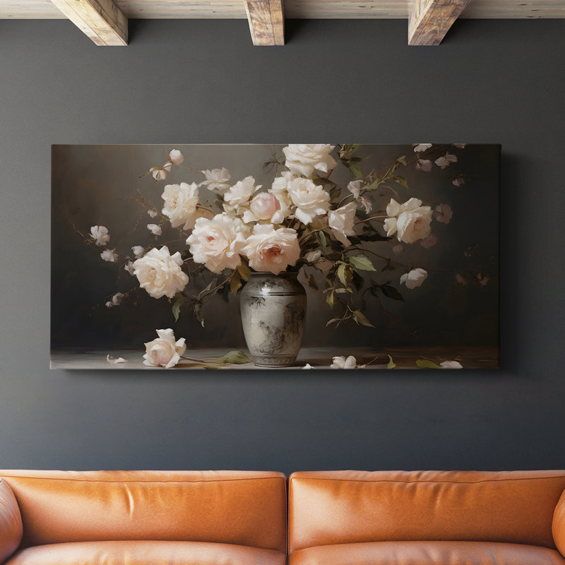 Botanical Series-CDLX III - Toile tendue avec châssis - Prêt à être accroché, H 16 po x l 32 po