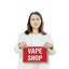 Enseigne en plastique 8 po x 12 po Vape Shop Street