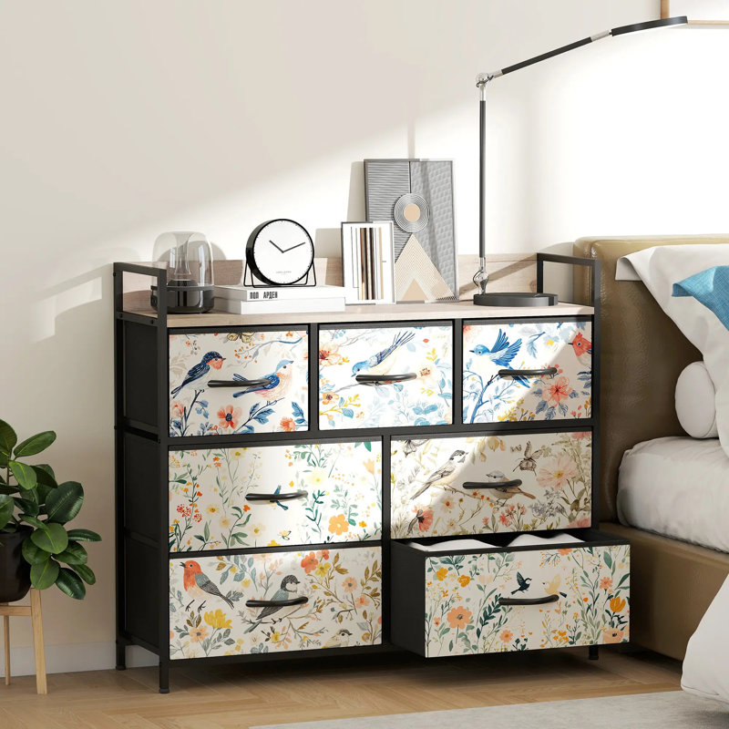 98 cm W Chest of 7 Drawers