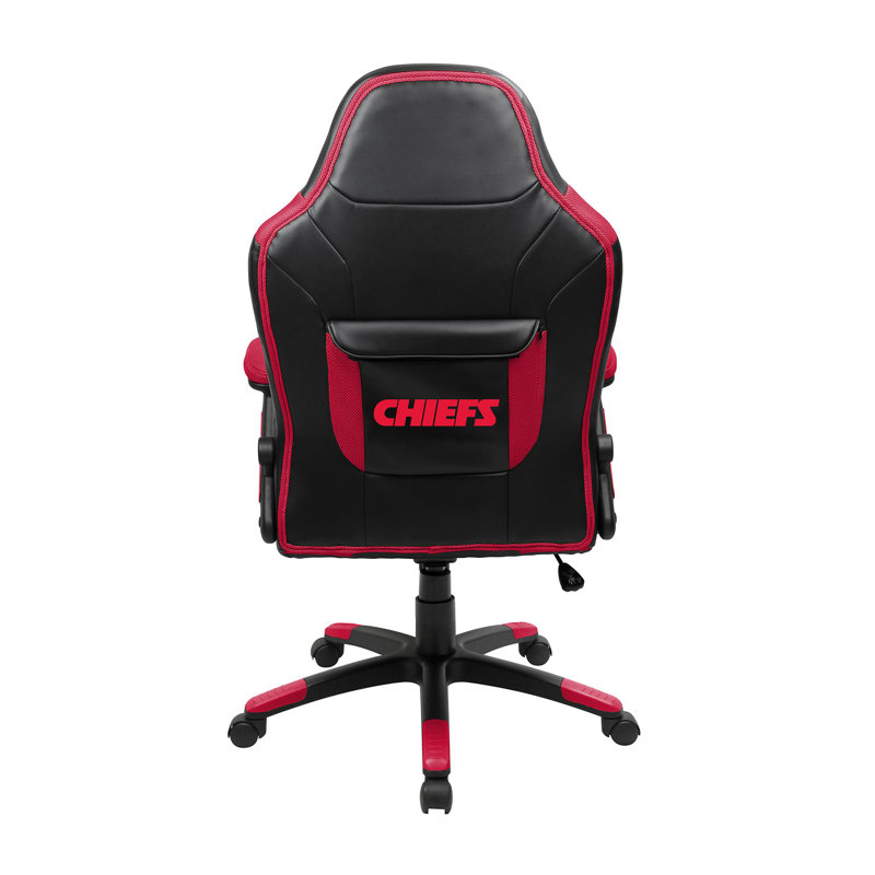 NFL Oversized Gaming Chair, Black/Red