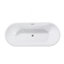 Baignoire autoportante 59 po en acrylique, baignoire autonome, acrylique, drain chromé Toe-Tap, certifié Cupc-120137230