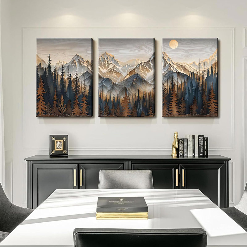 3 Piece Wrapped Canvas Print