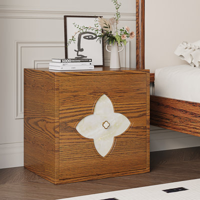 19.7'' W Nightstand With Storage, Bedside Table, Accent Cabinet With Door