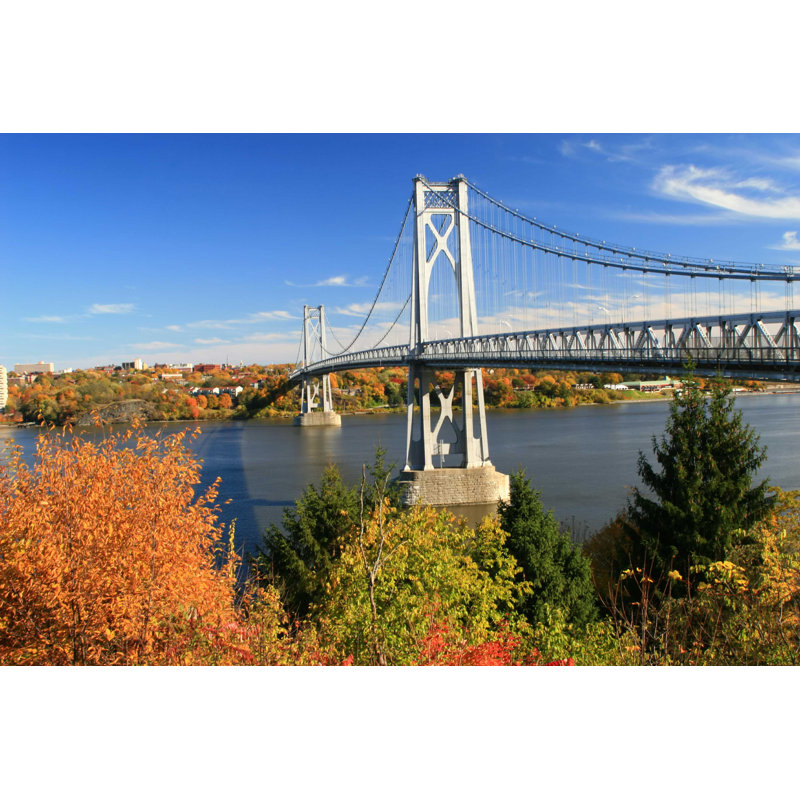 Hudson Bridge - Photographie sur toile tendue, H 8 po x l 12 po