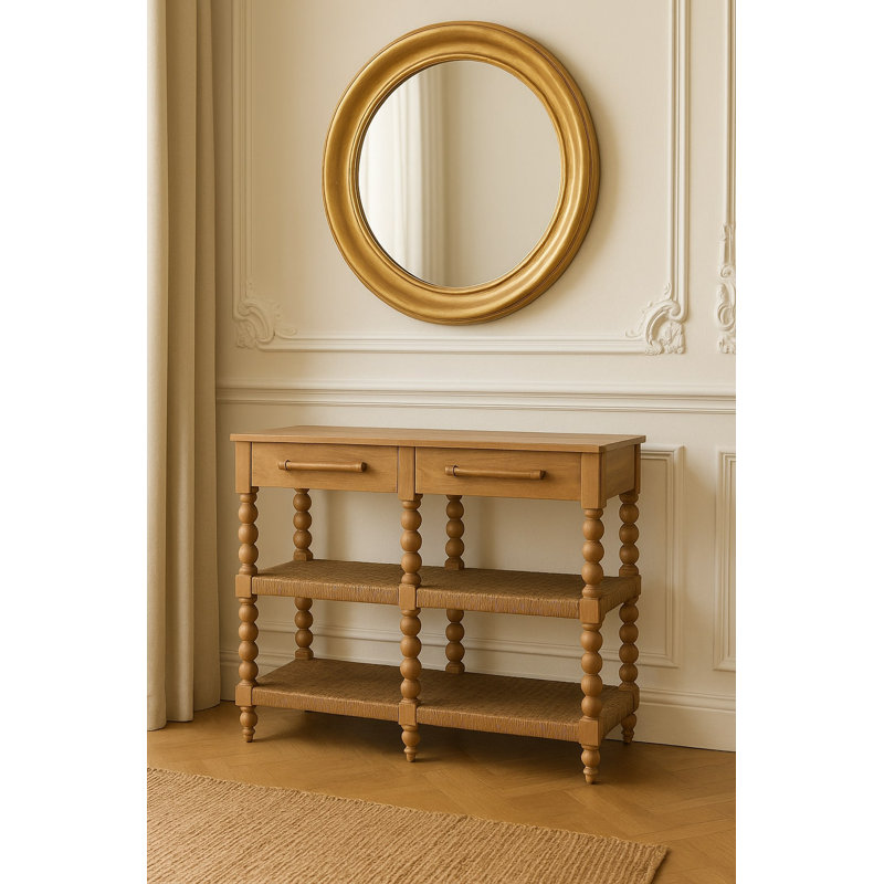 115cm Solid Wood Console Table