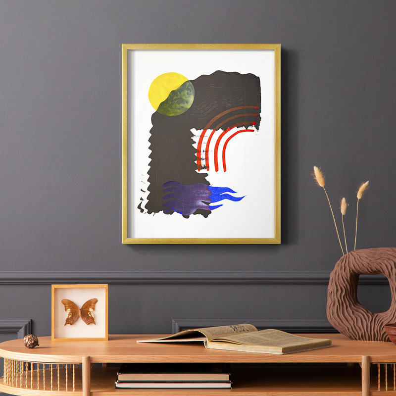 Shifting IV Framed Print - Solid Wood