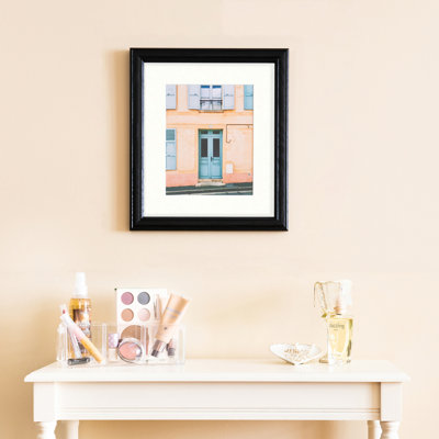 Black Matte Picture Frame with Mat
