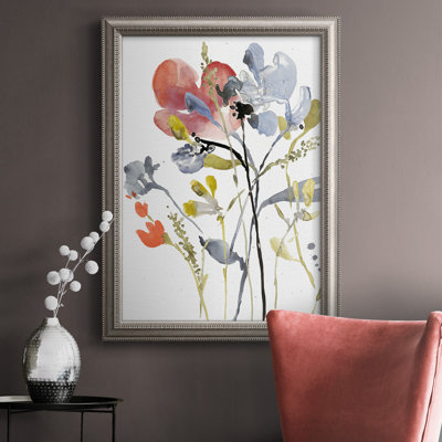 " Flower Overlay I " Painting Print