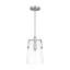 Luminaire suspendu de cuisine 1 lumière avec abat-jour transparent Crofton-112699641-112699638