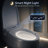 Smart Elongated Bidet Toilet Seat with Soft-Close Lid, Warm Water, Adjustable Water Pressure, Heated Seat, Air Dryer, and LED Night Light