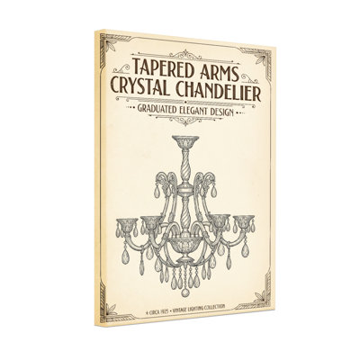 chandelier Tapered Arms Crystal Chandelier Elegant Graduated Design
