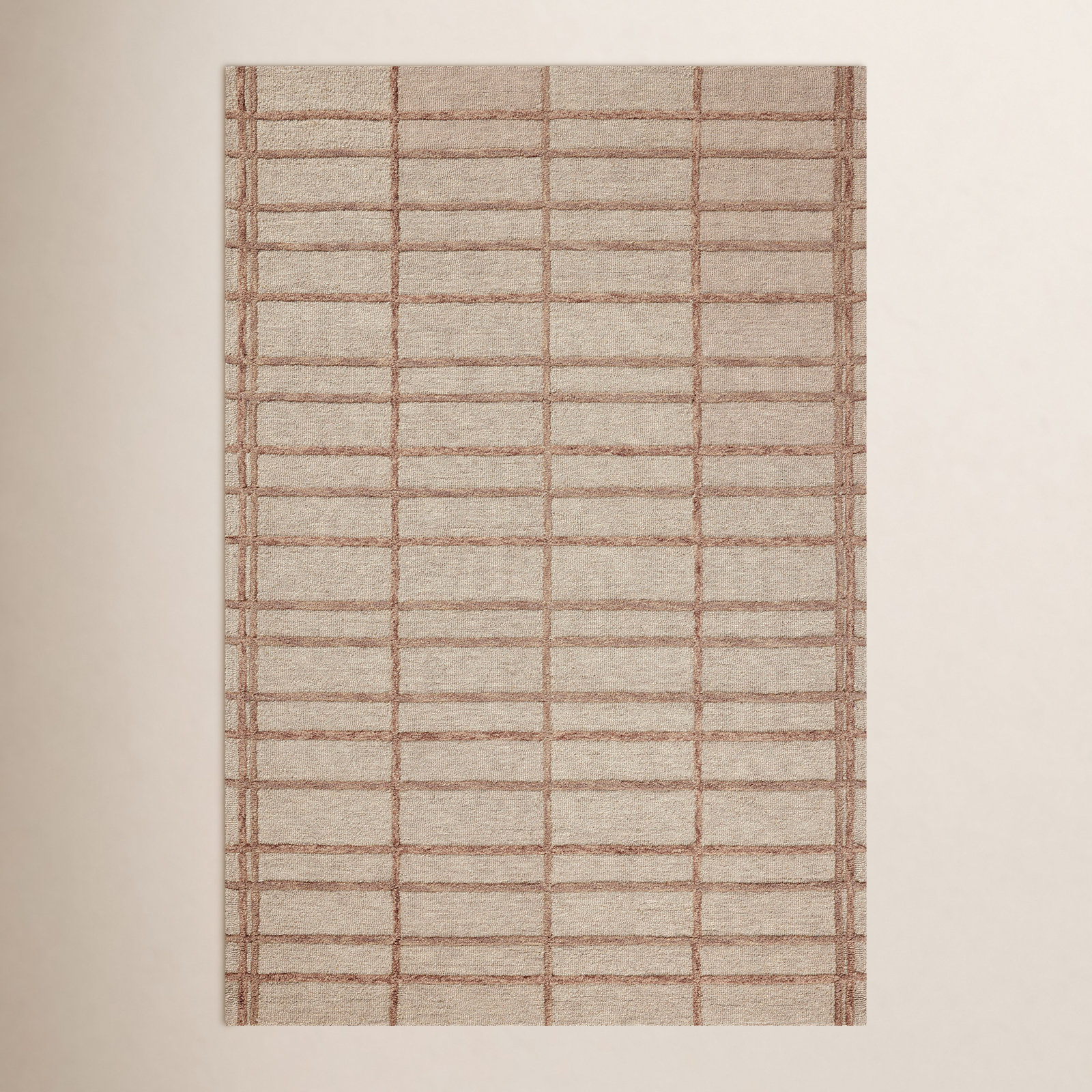 Chris Loves Julia x Loloi Bradley Rose / Blush Area Rug, Runner 3' x 7'
