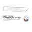 Plafonnier encastré à DEL Lugan - P 12 po x l 24 po - nickel satiné-757219814-786127839