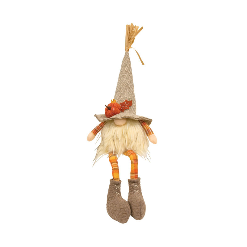 Gnome balancelle en toile de jute