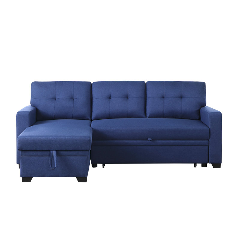 Versatile Convertible Sectional Sofa With Storage And Relaxing Appeal, Blue