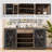 70.9'' Bar Cabinet With Fridge Space-119166684