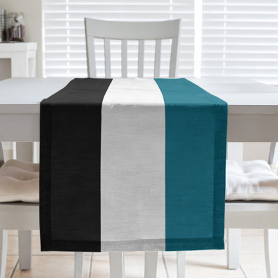 Cleveland Throwback Football Stripes Table Runner