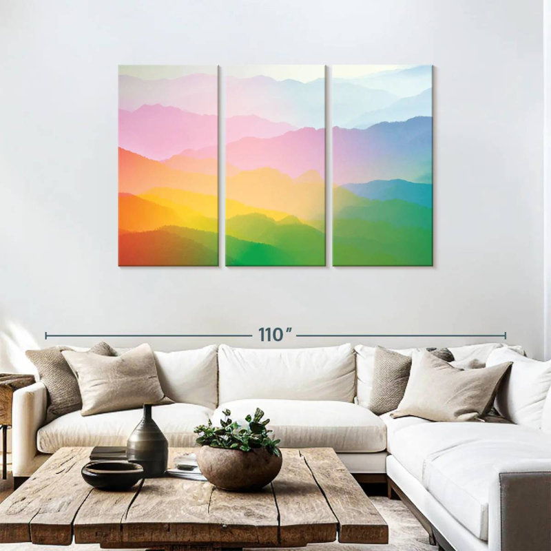 Alvord Rainbow Mountains, H 48 po x l 74 po