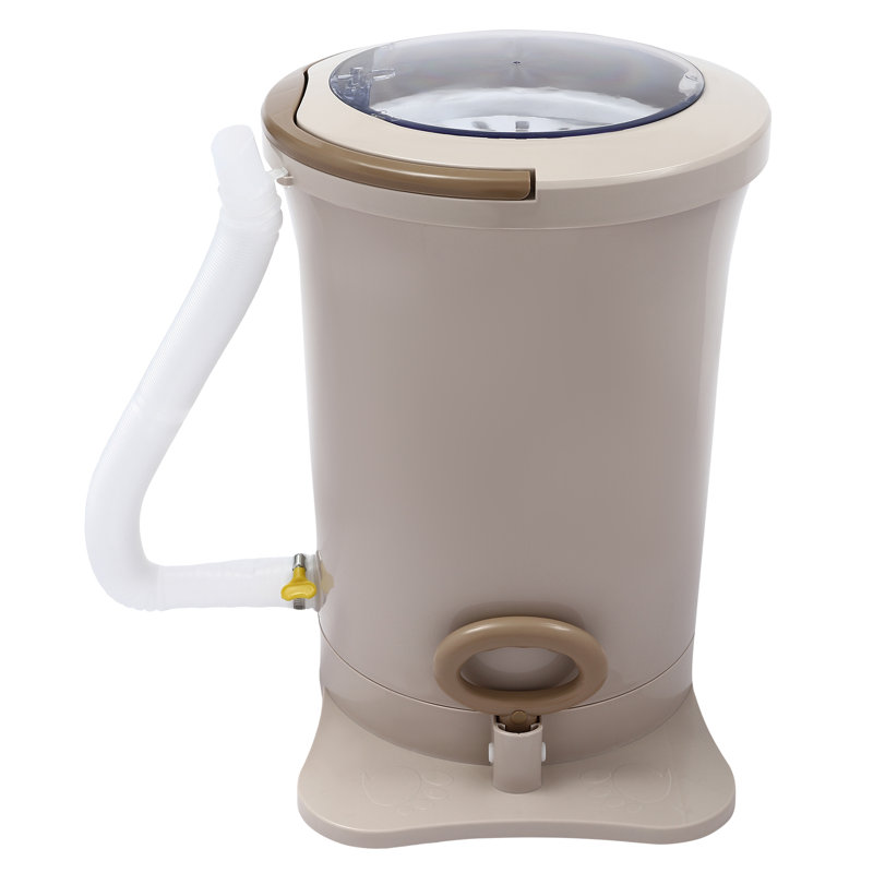 YYBSH 0.42 Cubic Feet cu. ft. Portable Dryer for RV Camping Travel, Beige