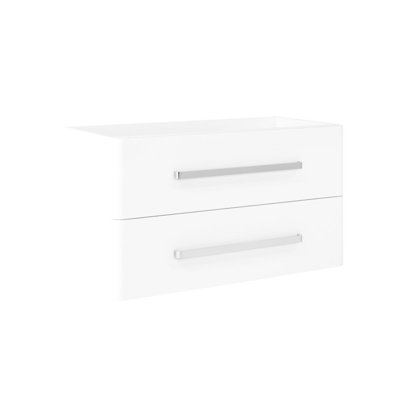 Mcdougle 90cm Single Bathroom Vanity Base Only, Arctic White HG