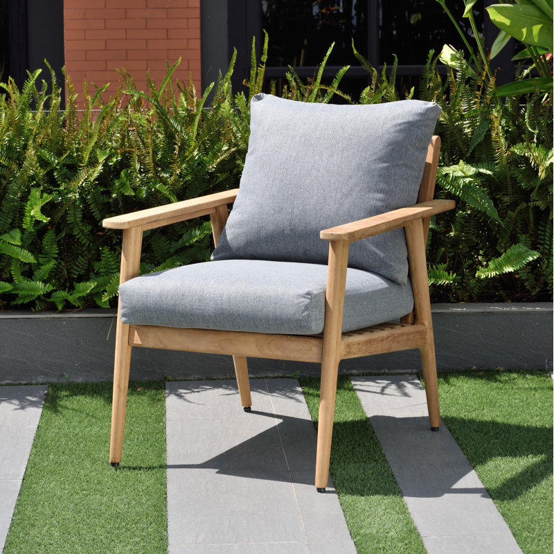 Tempo Teak Outdoor Lounge Chair