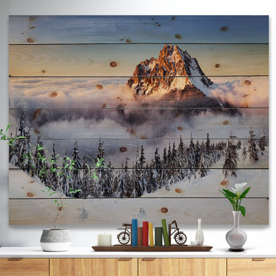 «Winter Mountain Landscape», photographie