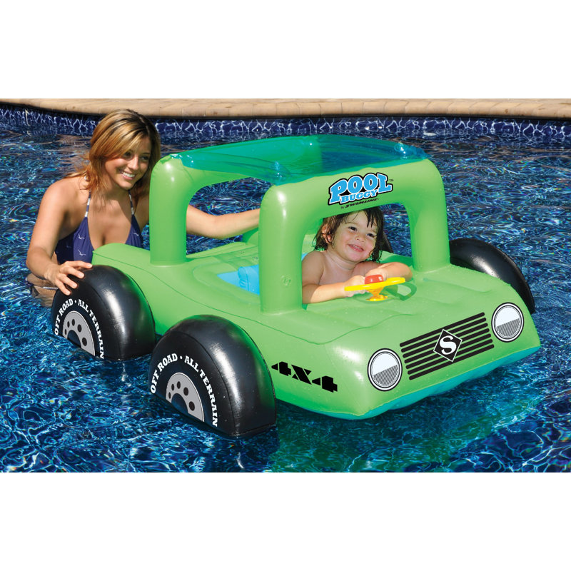 Flotteur pour véhicule tout-terrain de piscine pour enfants - 41 po - vert