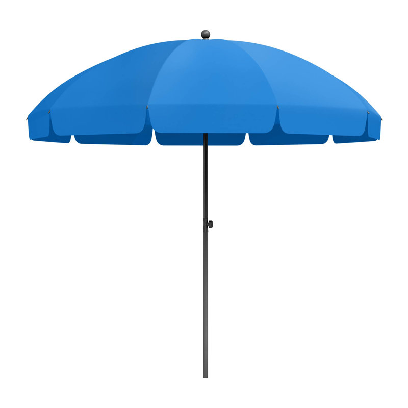 Balcony Parasol, Blue, 225cm H x 220cm W x 220cm D