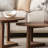 Solid wood tea table high and low combination