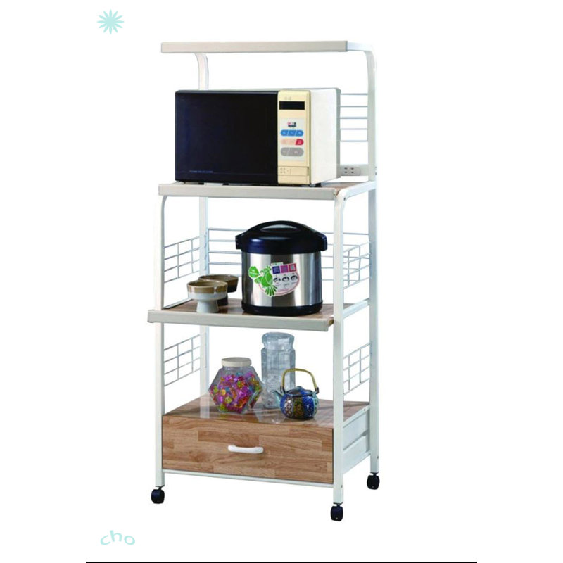 Kitchen Shelf On Casters - Metal
