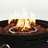 Outdoor Portable Propane Fire Pit with Quick Connect Regulator