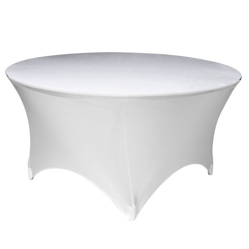 Ebonne Tablecloth, 182cm W x 182cm L, White