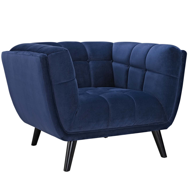 Fauteuil Carson Carrington Karhula, Bleu marine