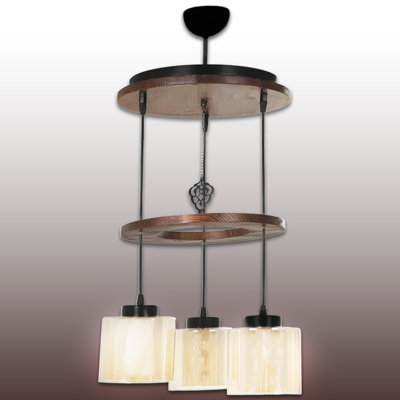 Luminaire suspendu en bois