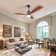 52 Inch Ceiling Fan Light With 6 Speed Remote Energy-Saving Dc Motor